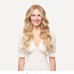 Luxy 20” blonde balayage clip in extensions